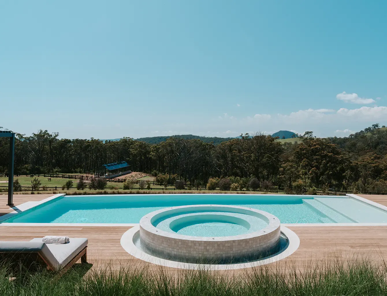 POOL FROM-THE-EARTH FRAGMENT GALLERY-IMAGES Fragment-mosiac-grey-pool-tiles-installed-on-backyard-pool-gallery-2