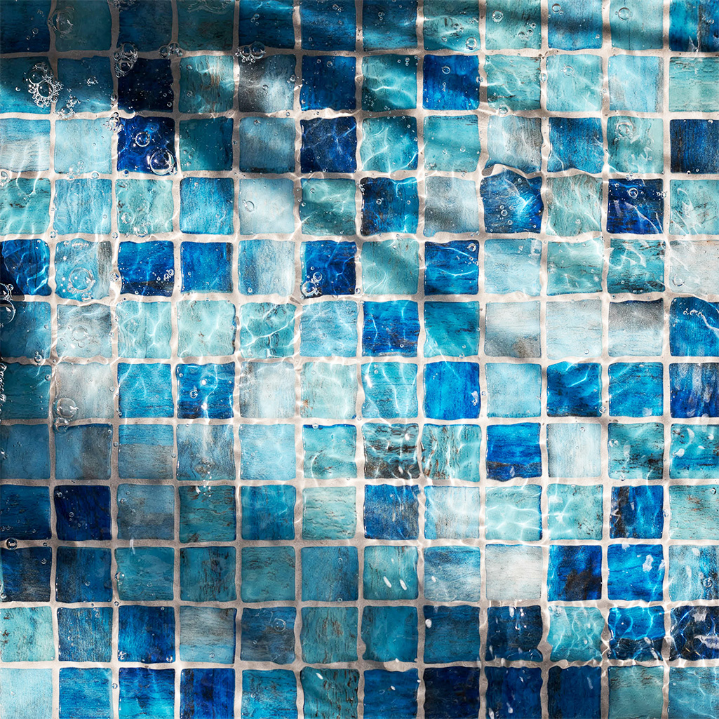 Artisan Exterior | Reed Spanish Glass Pool Tiles & Mosaics