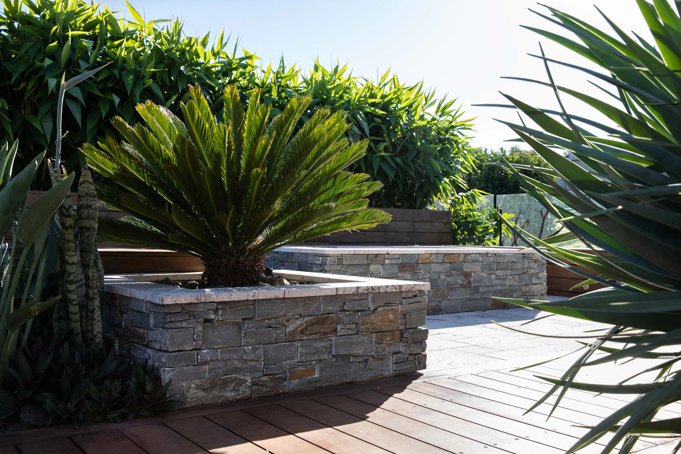 Artisan Exterior | Rustic Grey Z Panel Stacked Stone Cladding